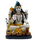 EAVAR STONECRAFT Polyresin Hand Made Sculpture of Shankar Ji