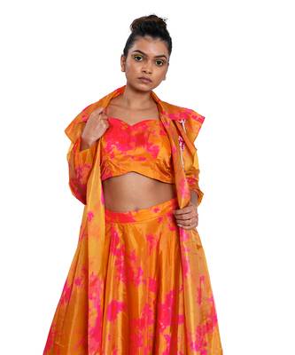 Orange Three Piece Co Ord Set 2