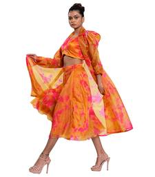 Orange Three Piece Co Ord Set