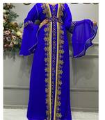 New Royal Wedding Dubai Beaded Kaftan Abaya Party Fancy African Clothing Crystal Fancy Work 