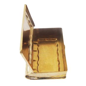Salvus Rectangular Antique Brass Pan Dan/ Pan Dibbi, Betel Box (Gold_3.1x2.5x1 inch) 2