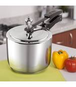 VINOD Stainless Steel Sandwich Bottom Inner Lid Pressure Cooker  2 Ltr, Induction friendly