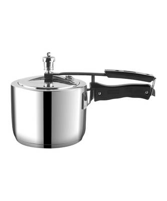 VINOD Stainless Steel Sandwich Bottom Inner Lid Pressure Cooker  2 Ltr, Induction friendly 3