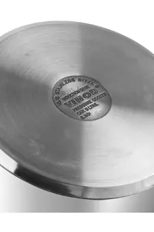VINOD Stainless Steel Sandwich Bottom Inner Lid  Pressure Cooker  5 Ltr, Induction friendly