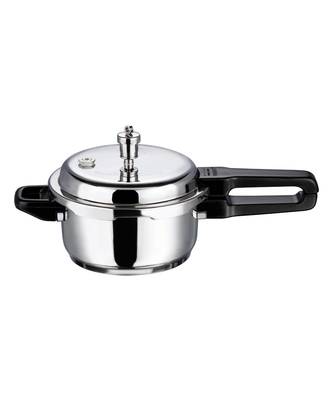 VINOD Stainless Steel Regular Outer Lid Pressure Cooker  3 Ltr, Induction friendly 1