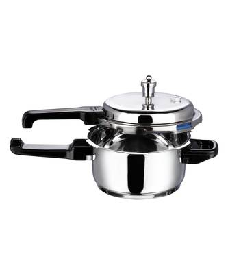 VINOD Stainless Steel Regular Outer Lid Pressure Cooker  3 Ltr, Induction friendly 2
