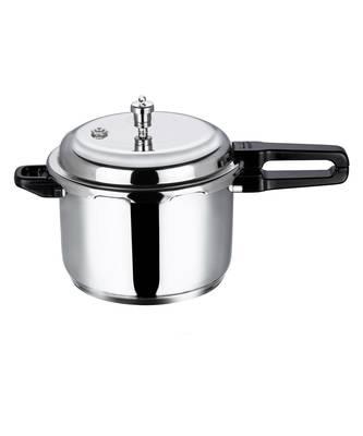 VINOD Stainless Steel Regular Outer Lid Pressure Cooker  5 Ltr, Induction friendly 1