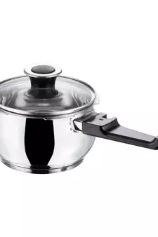 Stainless Silver Induction-Friendly Pressure Cooker 