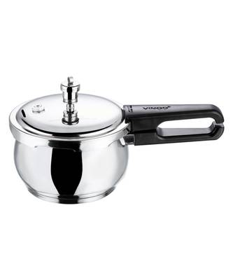 Stainless Silver Induction-Friendly Pressure Cooker  4