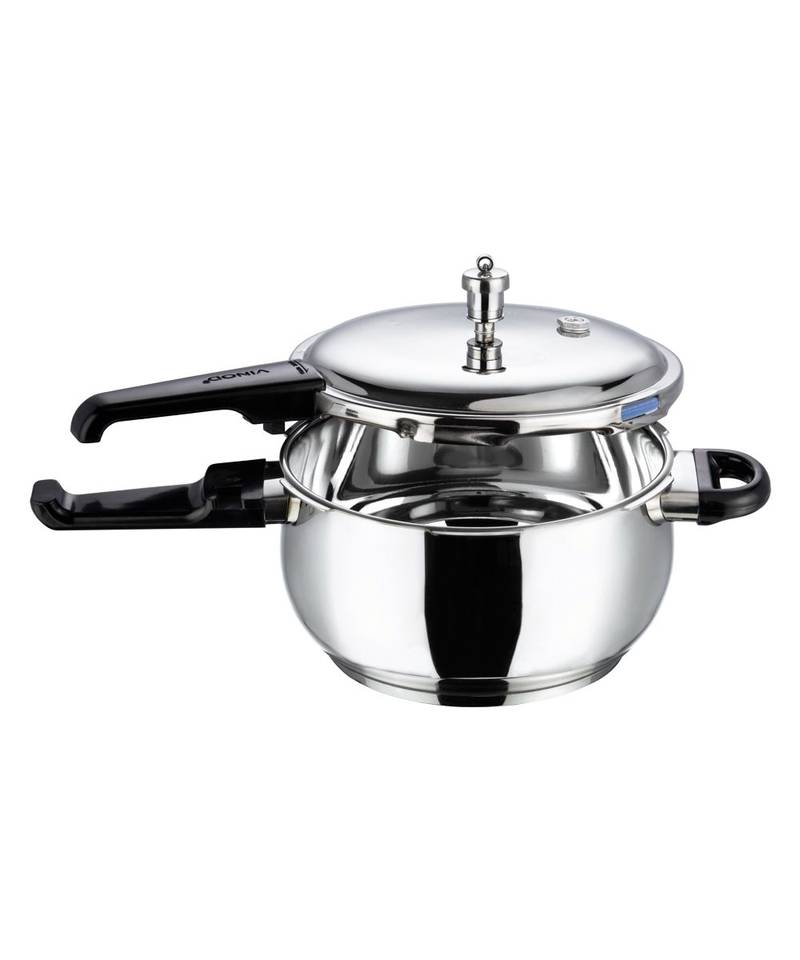 VINOD Stainless Steel Splendid Plus Pressure Cooker 5.5 Ltr, Induction