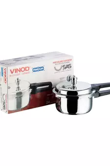 2 ltr Silver Pressure Cooker