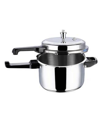 Vinod Platinum Triply Stainless Steel Outer Lid Pressure Cooker 5 Ltr Induction friendly 2