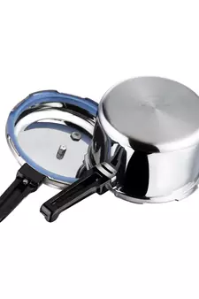 Vinod Platinum Triply Stainless Steel Outer Lid Pressure Cooker 5 Ltr Induction friendly