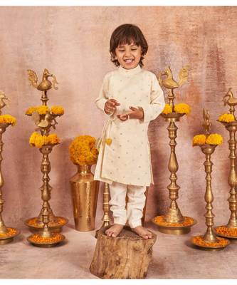 Angrakha And Pajama Set 1