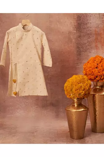Angrakha And Pajama Set