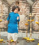 Bandhani Kurta With Dhoti Set