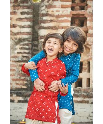 Bandhani Kurta With Dhoti Set 2