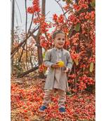 Lucknavi Open Achkan With Kurta Pajjama