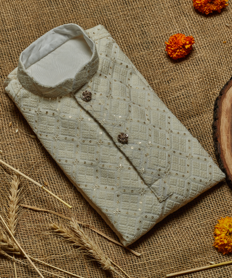 Lucknavi  Kurta Pyjama Set