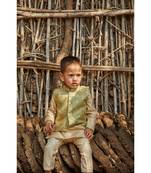 Sequins Handwork Jacket With Kurta Pyjama Set