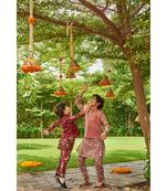 Cotton Silk Floral Printed Kurta Pajama And Plain Jacket Set