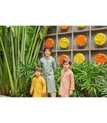 Lakkhnavi Achkan With Sequins Handwork Detailing With Beige Pyjama.