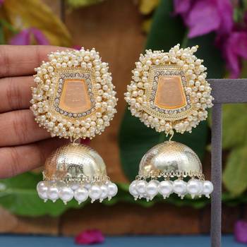 Orange jhumkas 1