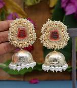Orange jhumkas