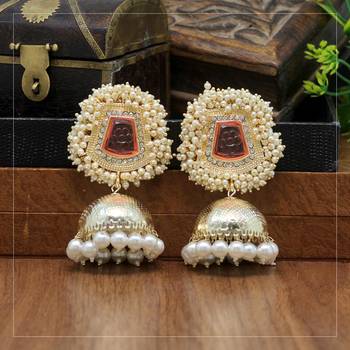 Orange jhumkas 2