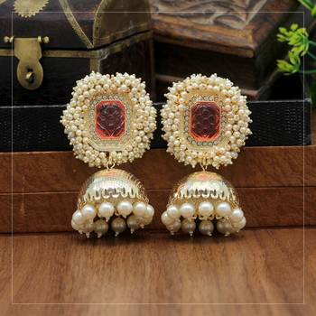 Orange jhumkas 2