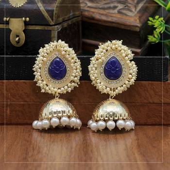 Blue jhumkas 2