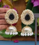 Black jhumkas