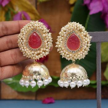 Orange jhumkas 1