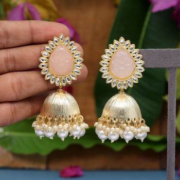 Orange jhumkas 1