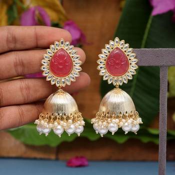 Orange jhumkas 1