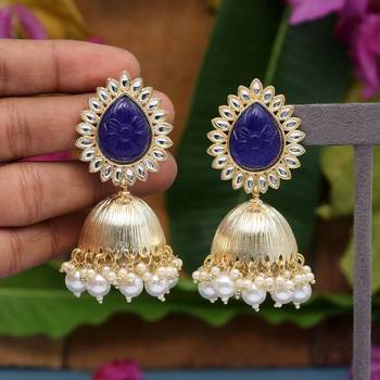 Blue jhumkas 1