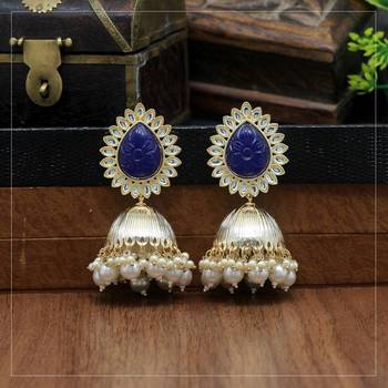 Blue jhumkas 2