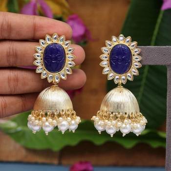 Blue jhumkas 1