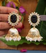 Black jhumkas