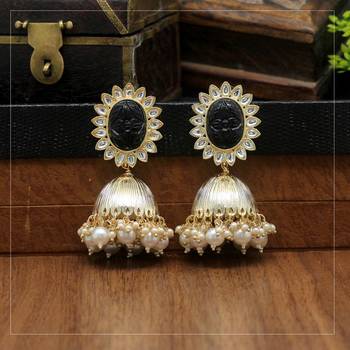 Black jhumkas 2