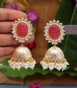 Orange jhumkas