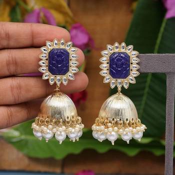 Blue jhumkas 1