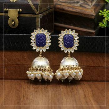 Blue jhumkas 2