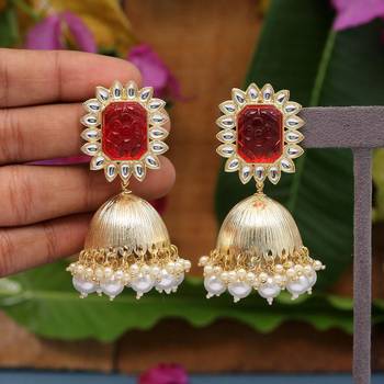 Orange jhumkas 1