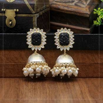 Black jhumkas 2