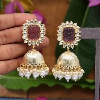 Grey jhumkas 1