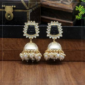 Black jhumkas 2