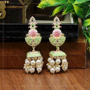 Green jhumkas 2