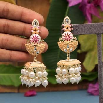Orange jhumkas 1