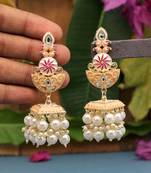 Orange jhumkas
